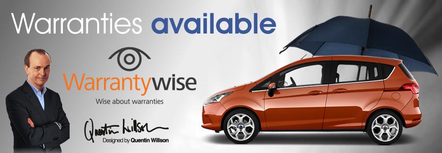 Warranties available. Warranty Wise, wise about warranties, Designed by Quentin Wilson. Smiths Ford Birmingham